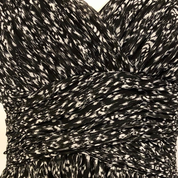 Armani Exchange Black/White Sweetheart Peplum Top - Picture 5 of 15
